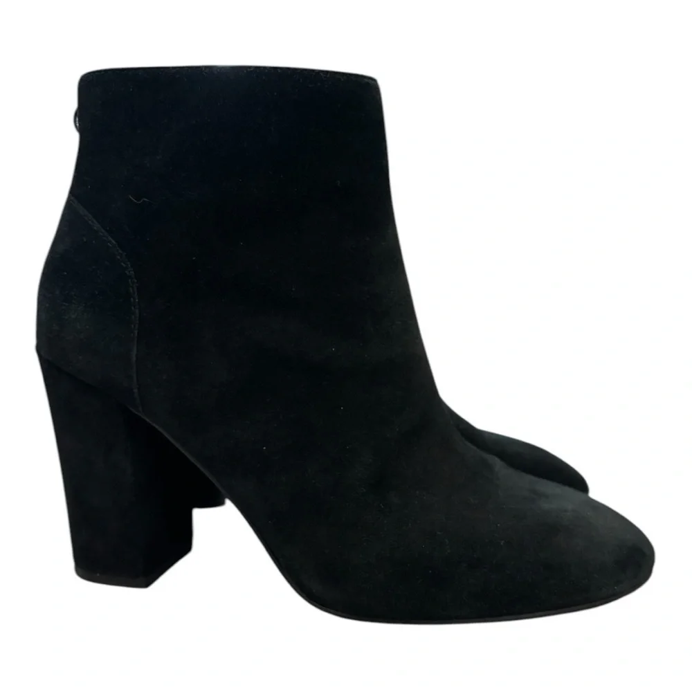 ASH Black Suede Ankle Boots Booties Women’s Size 7